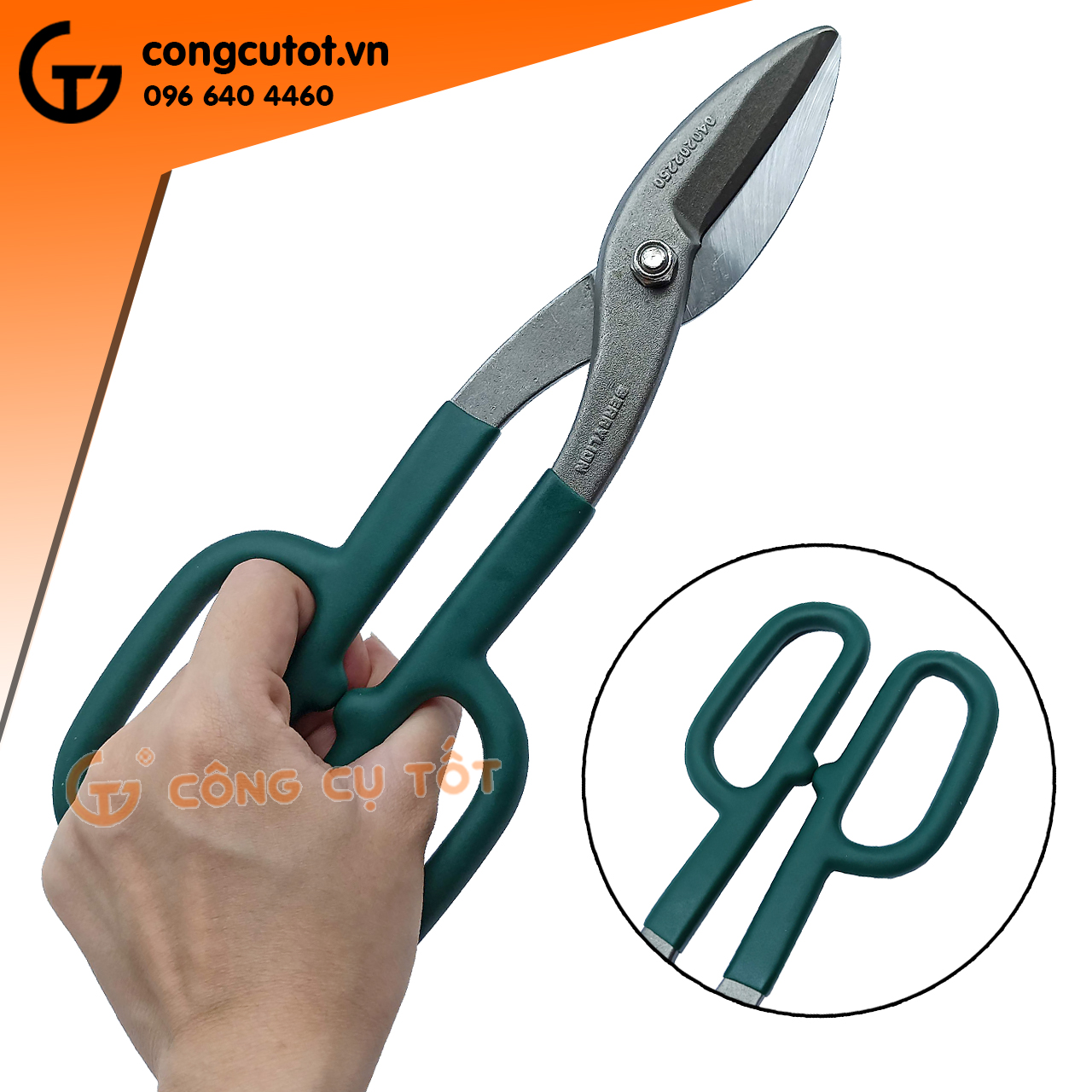 Kéo cắt tôn sư tử Berrylion 250mm