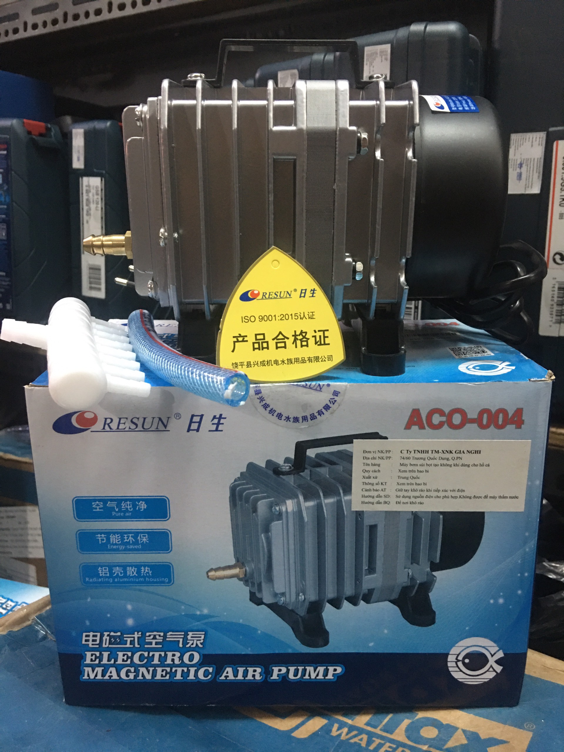[HCM]Máy sủi oxy Resun ACO - 004 ( 58w Hàng Công Ty )