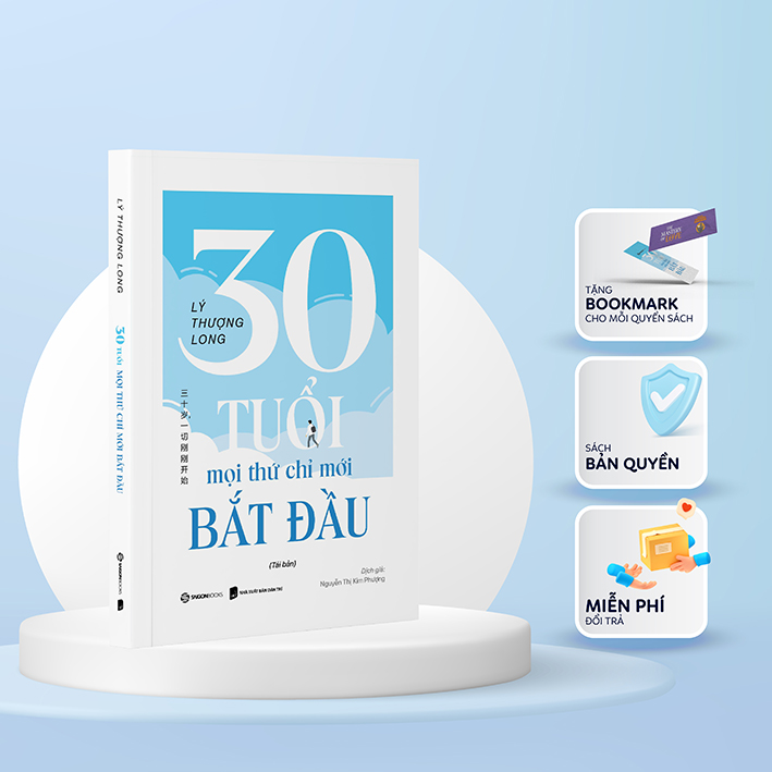 Sách - 30 tuổi - mọi thứ chỉ mới bắt đầu - tác giả lý thượng long