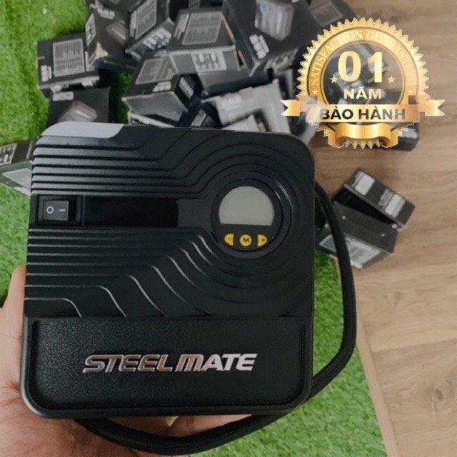 [Nhập RS0822 giảm 30k cho đơn 99k]Bơm Ô Tô Mini Tự động ngắt Steelmate