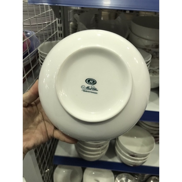 Tô SỨ trắng Minh Châu 18CM - 20 CM