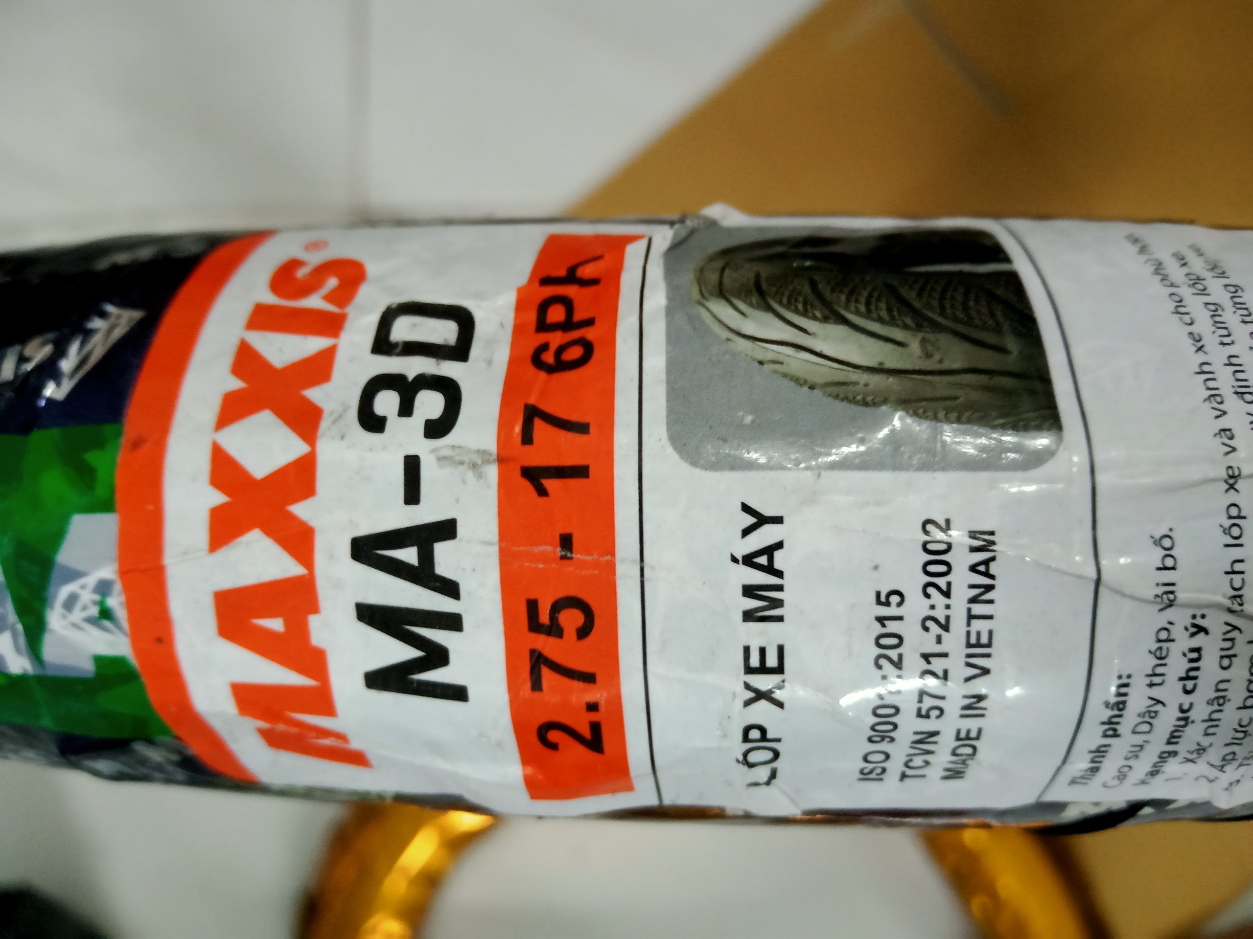 Vỏ Xe Maxxis 2.75 -17 chính hãng