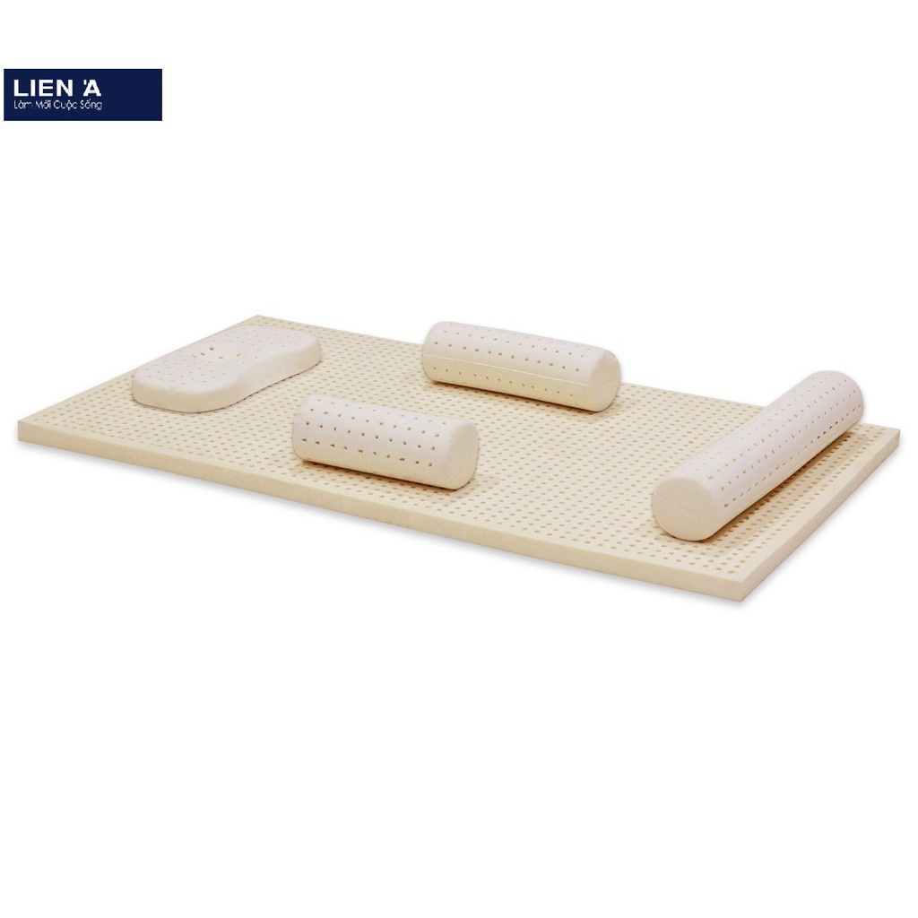 Combo Nệm Cao Su Em Bé Liên Á PomPoms - Cao 5cm