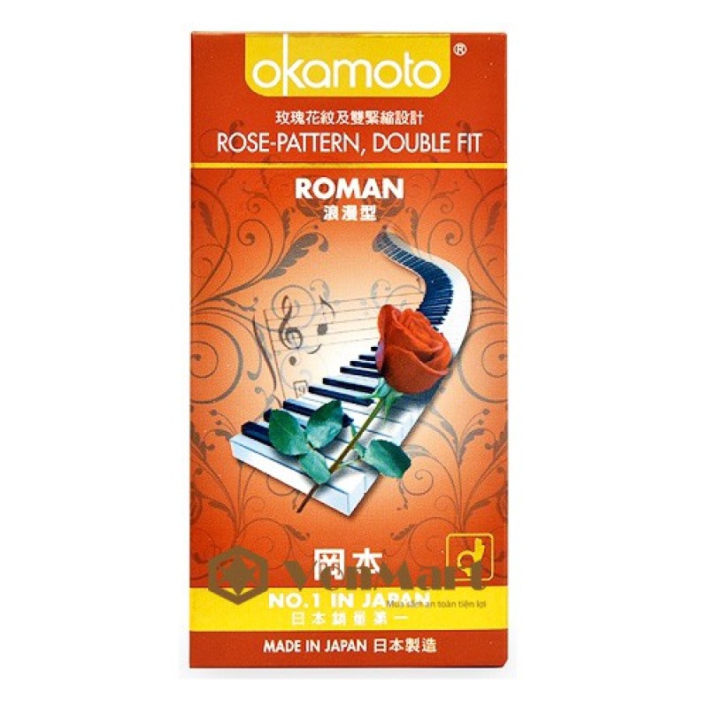 Bao cao su ROMAN OKAMOTO – Hộp 10 Chiếc