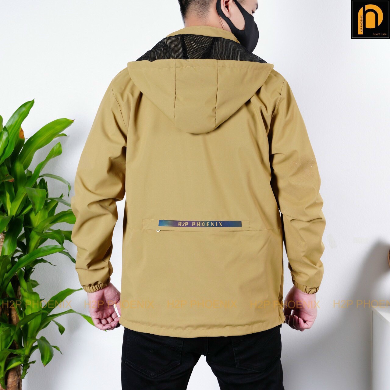 Áo gió nam lót lưới cao cấp có nón phối túi hộp lưng có thể gấp gọn trong túi siêu tiện lợi-chảnh shop