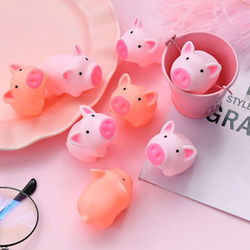Squishy lợn mềm chút chít kute giảm stress đồ chơi trang trí