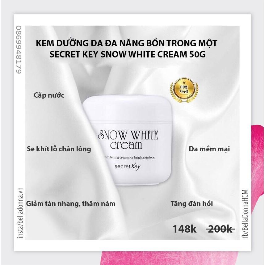 Kem dưỡng da đa năng bốn trong một Secret Key Snow White Cream  50g