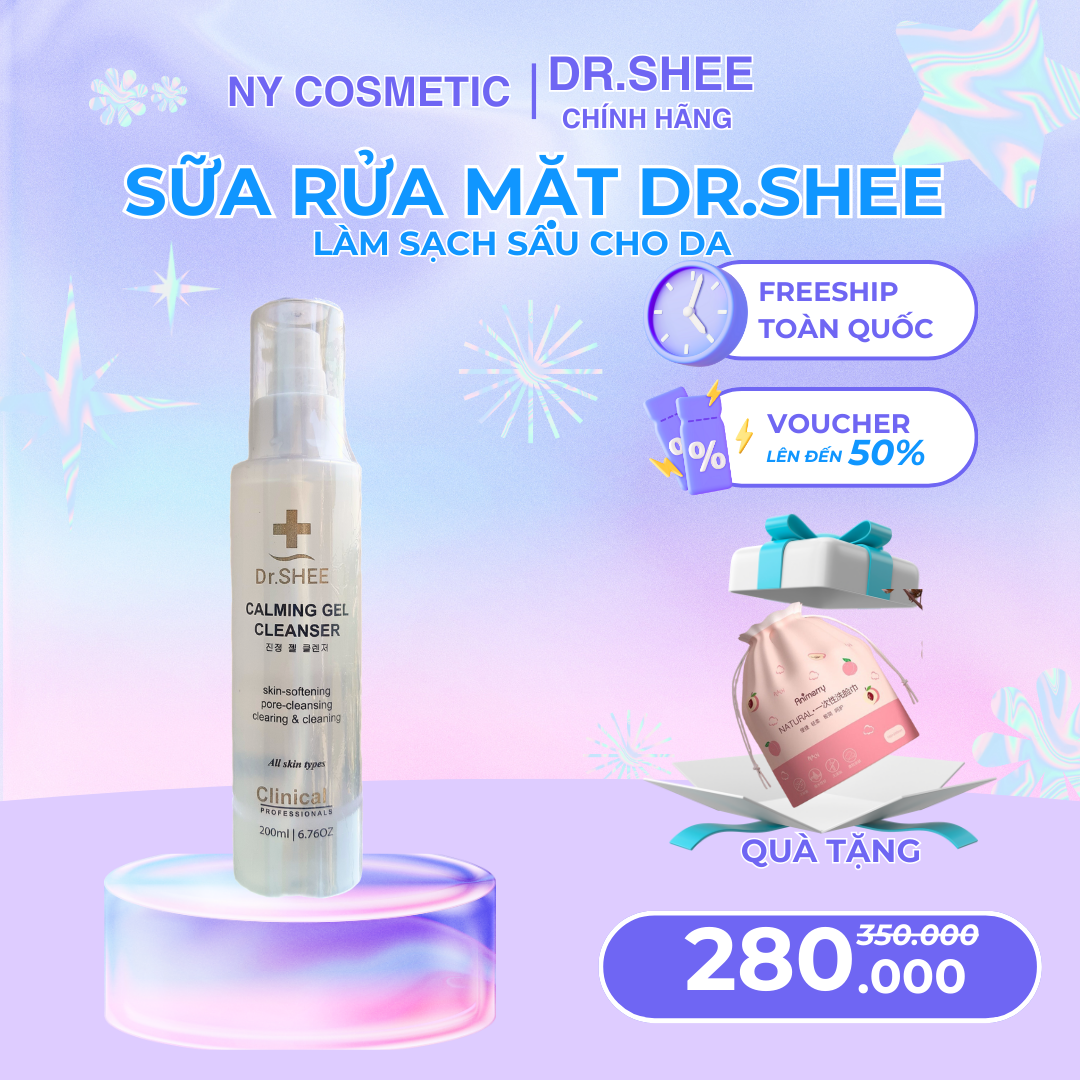 SỮA RỬA MẶT DỊU NHẸ DR.SHEE