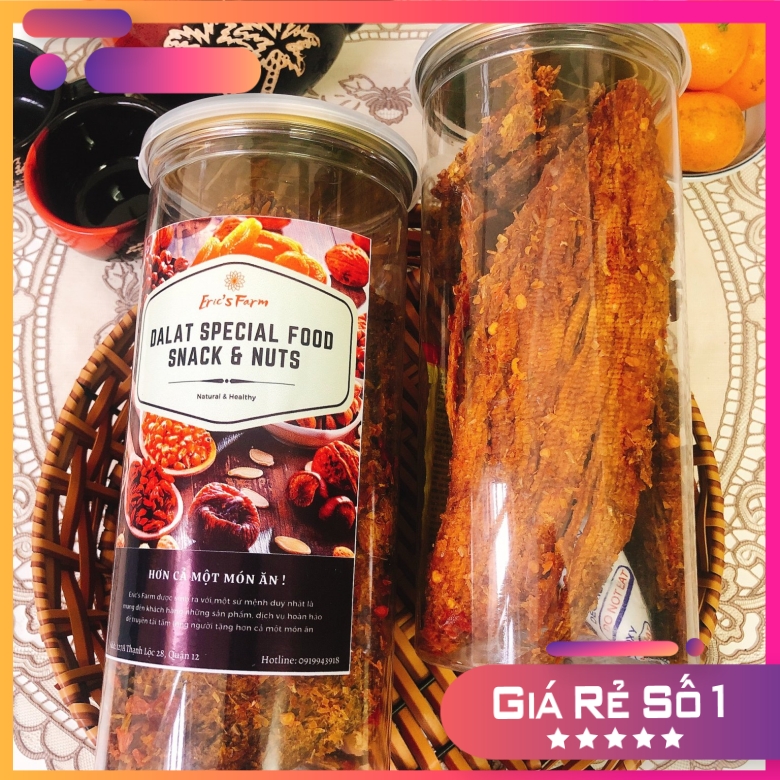 KHÔ BÒ MIẾNG CAO CẤP 300G [BÒ THẬT 100%] - SIÊU NGON