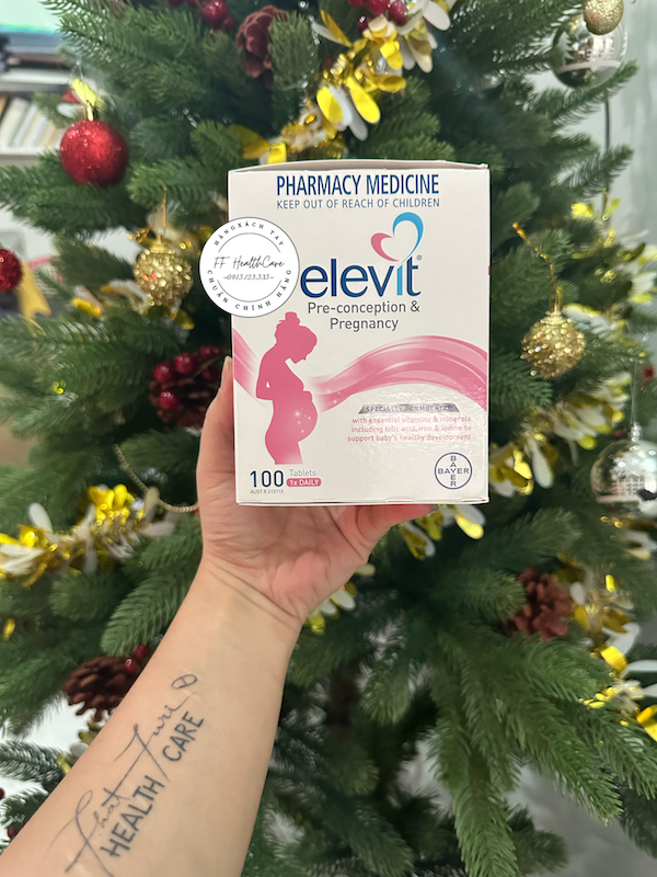 Combo Vitamin Bầu Elevit- Canxi Bầu Ostelin- Sắt Bầu - Dha Bầu
