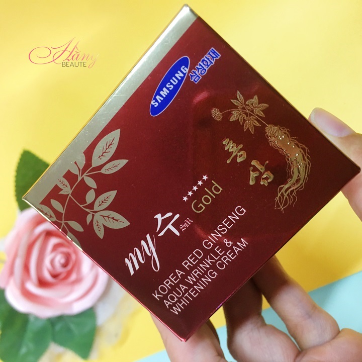 Kem dưỡng sâm hàn quốc my gold trắng hồng