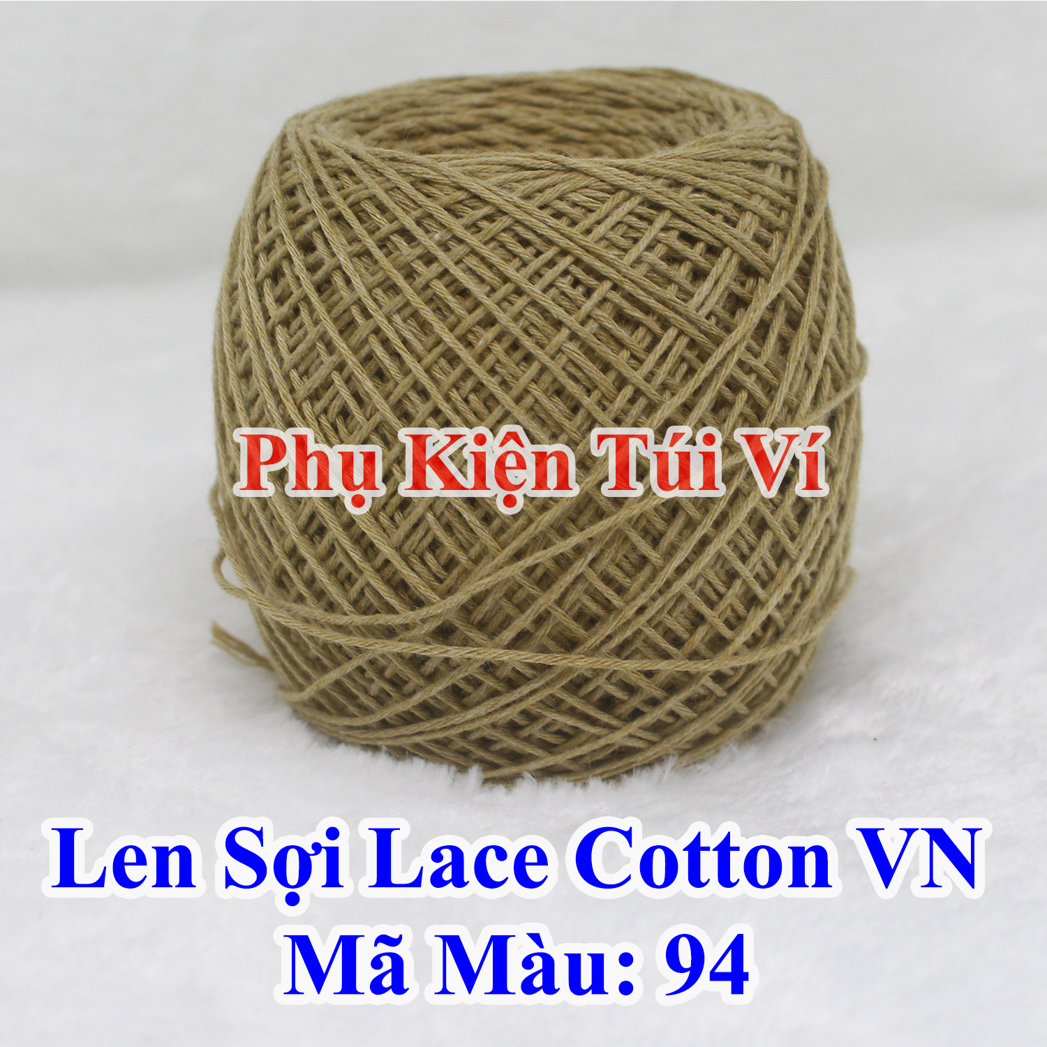 Sợi lace cotton Việt Nam 50gr/cuộn