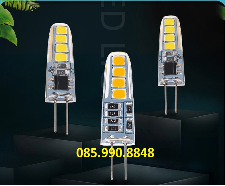 Đèn led , Bóng đèn led chân ghim siêu sáng - Dùng thay bóng đèn thờ, công nghiệp led