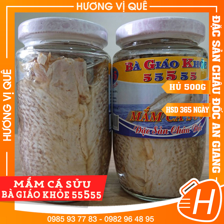 Mắm cá sửu bà giáo khỏe - hủ 500g - đặc sản châu đốc an giang