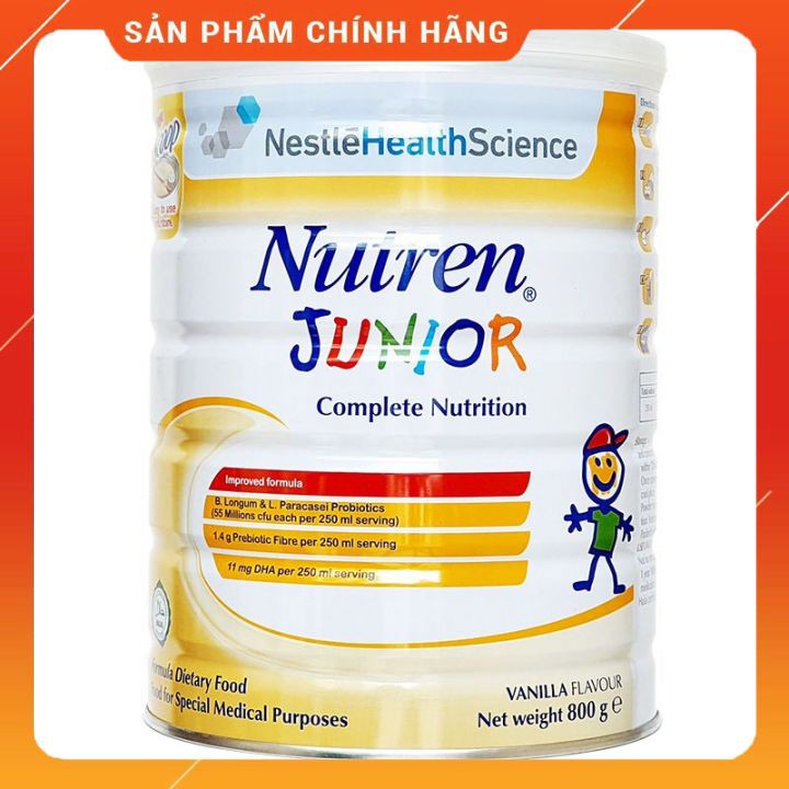 [CHÍNH HÃNG] 💔 Sữa Nutren Junior 800g Dành cho trẻ từ 1_10 tuổi (Date 2022)