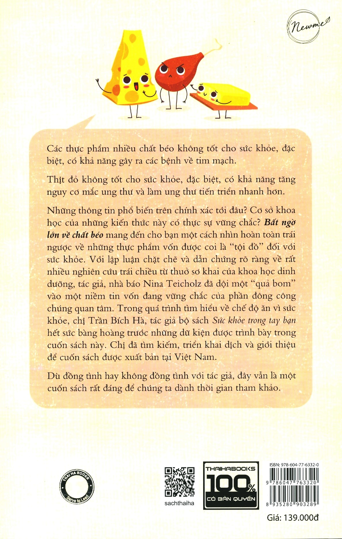 Sách - Bất Ngờ Lớn Về Chất Béo
