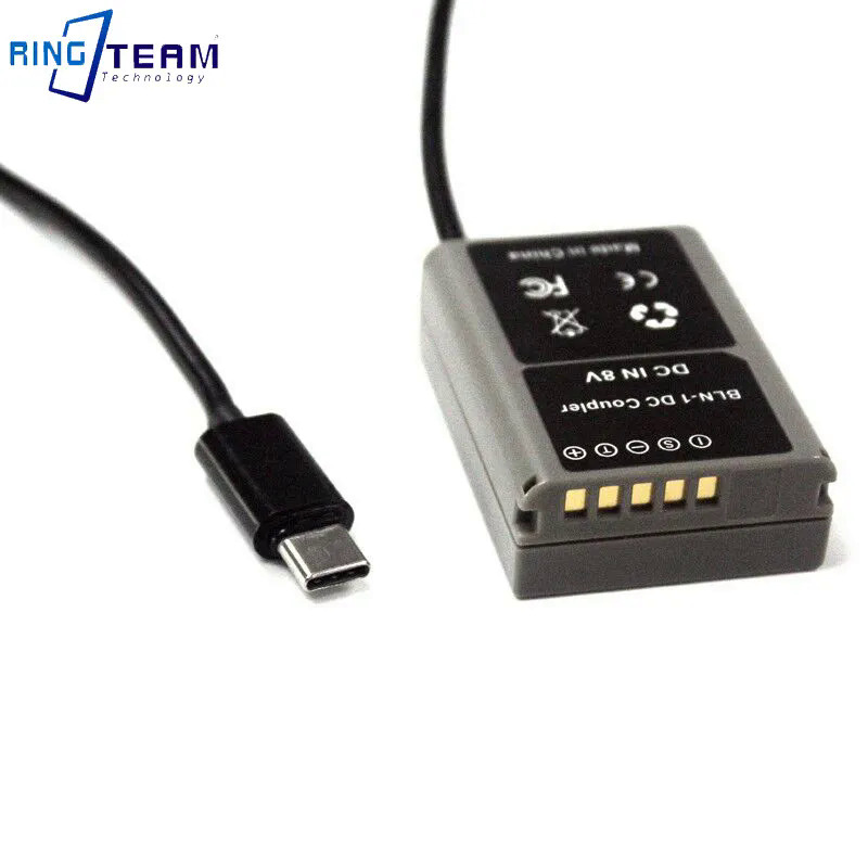 ={}{ loại c cáp để ps-bln-1 giả pin ps-bln1 dc coupler cho om-d e-m5 ii 2 e-m1 bút e-p5 máy ảnh kỹ thuật số