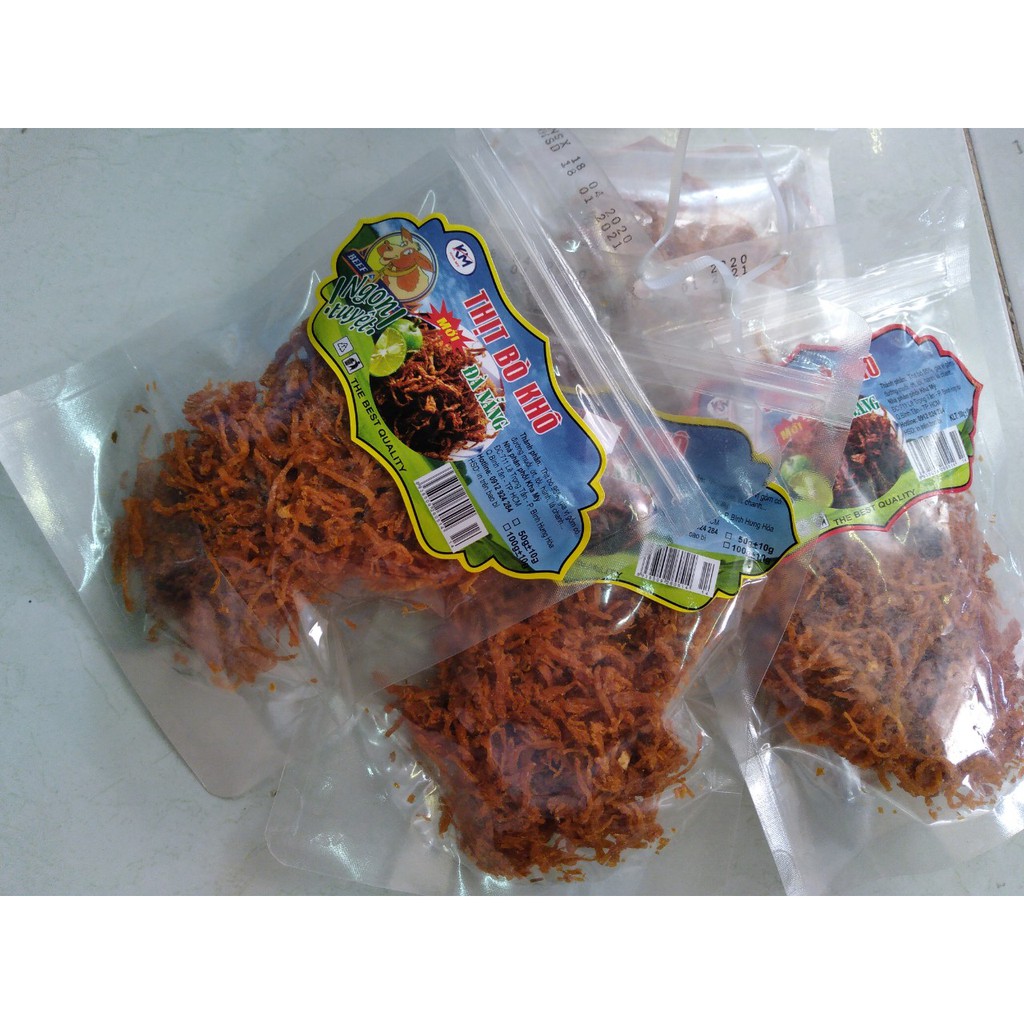 Thịt bò khô gói 80g