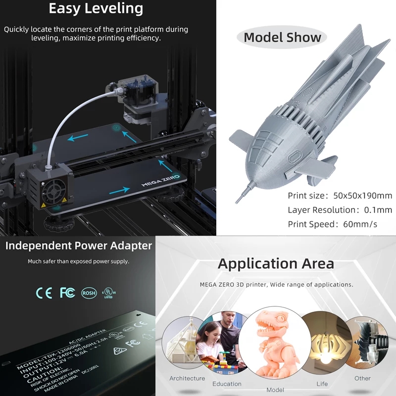 [Trả góp 0%]Máy In 3D ANYCUBIC MEGA ZERO