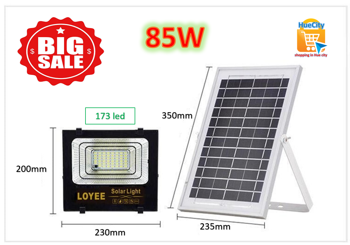 (Giá rẻ) Đèn led năng lượng mặt trời Solar Light 85W