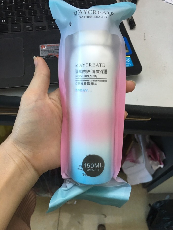Xịt chống nắng trang điểm Maycreate 150ml - 6932609178597