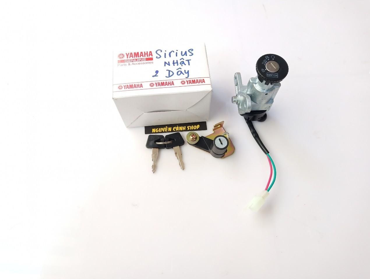 [HCM]Ổ khóa xe sirius nhật 2 dây, độ bền rất cao