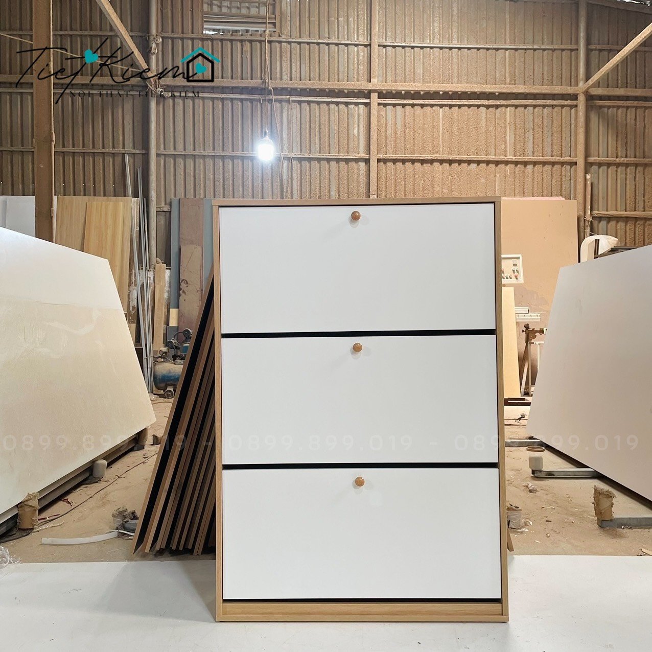 Tủ giày thông minh gỗ NTTK TG789889