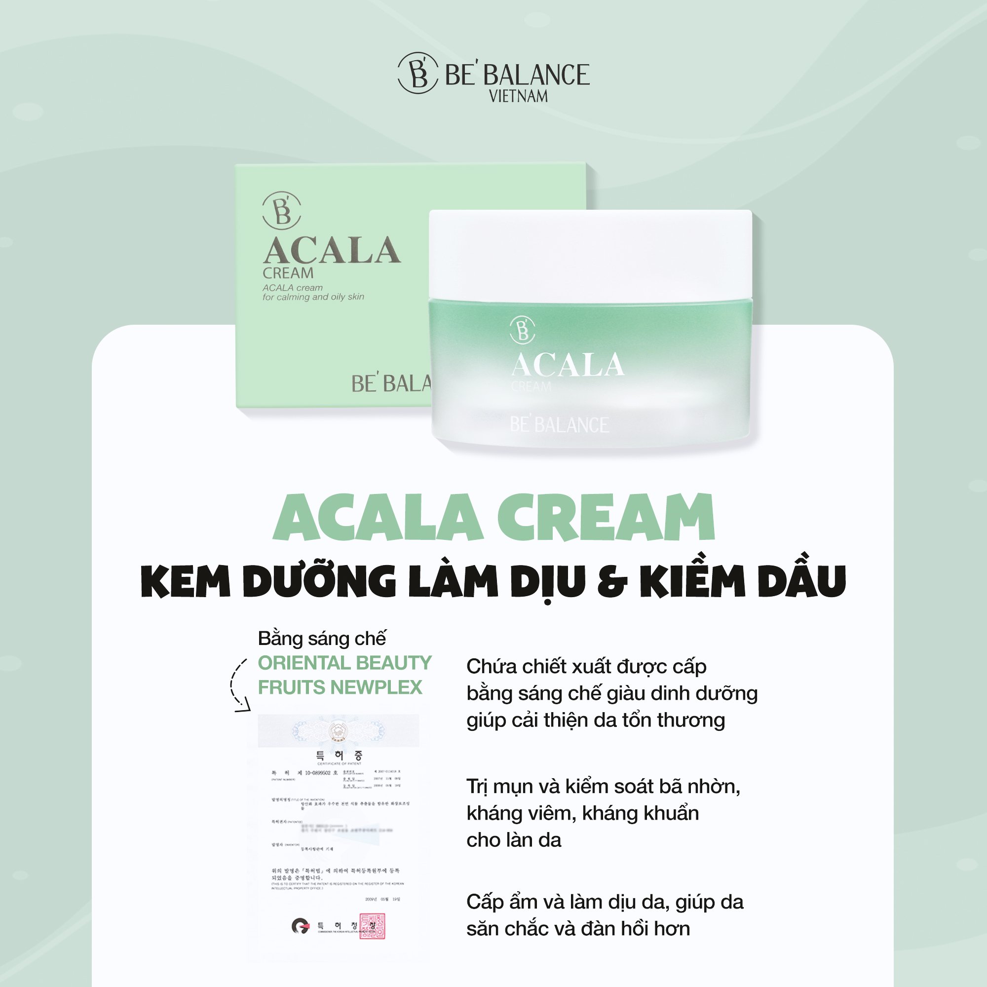 KEM DƯỠNG BE’BALANCE