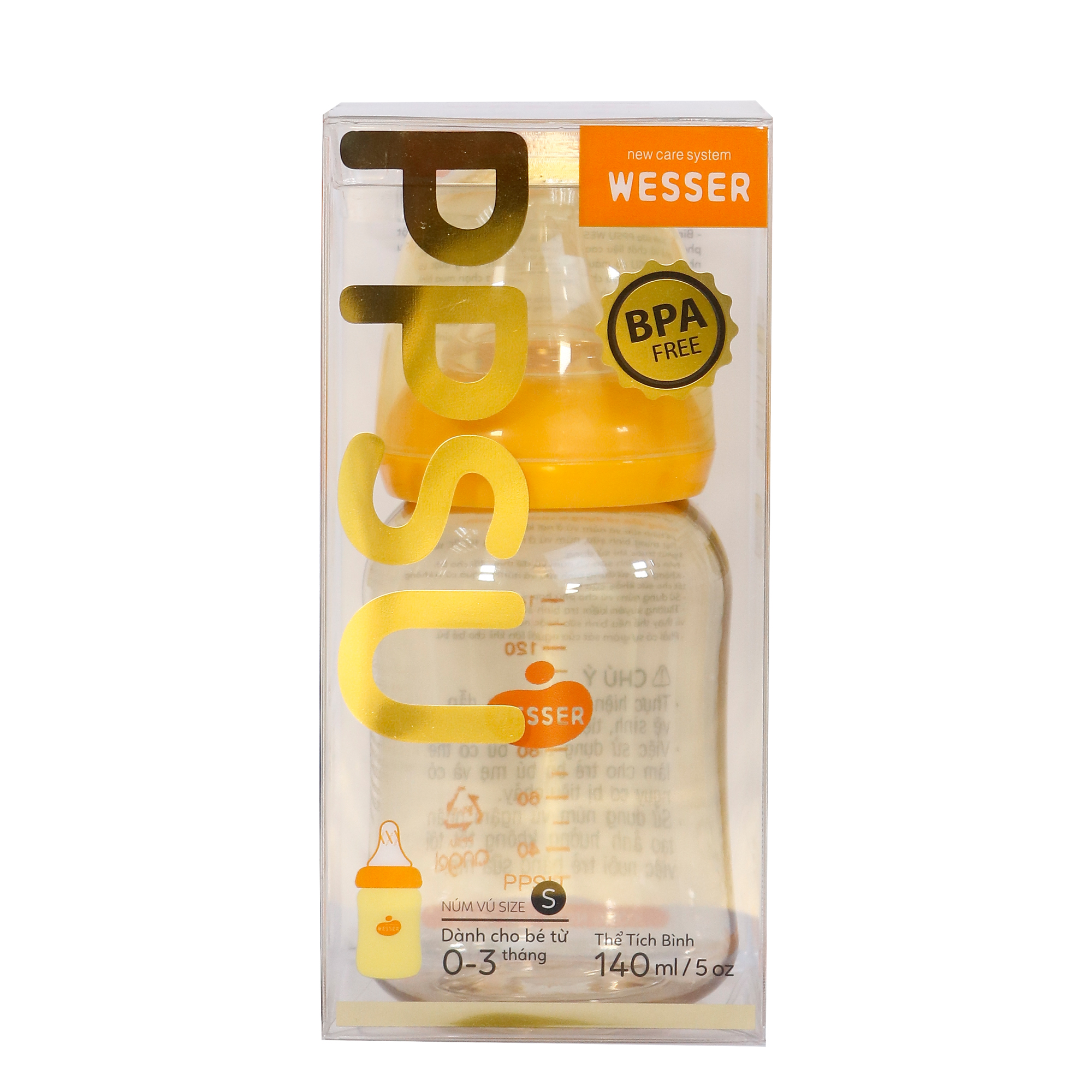 Bình sữa wesser ppsu 140ml