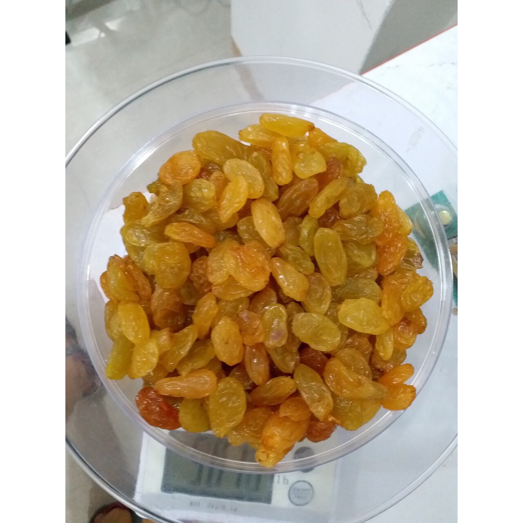 500G Nho khô vàng Ấn Độ looại 1(không đường)
