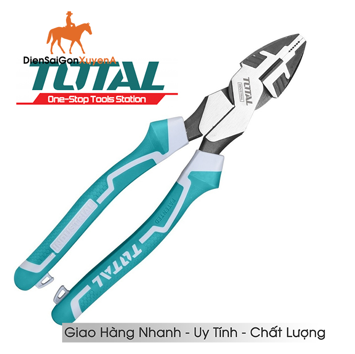 Kìm điện kềm răng 9,5inch 240mm Total THT210906S