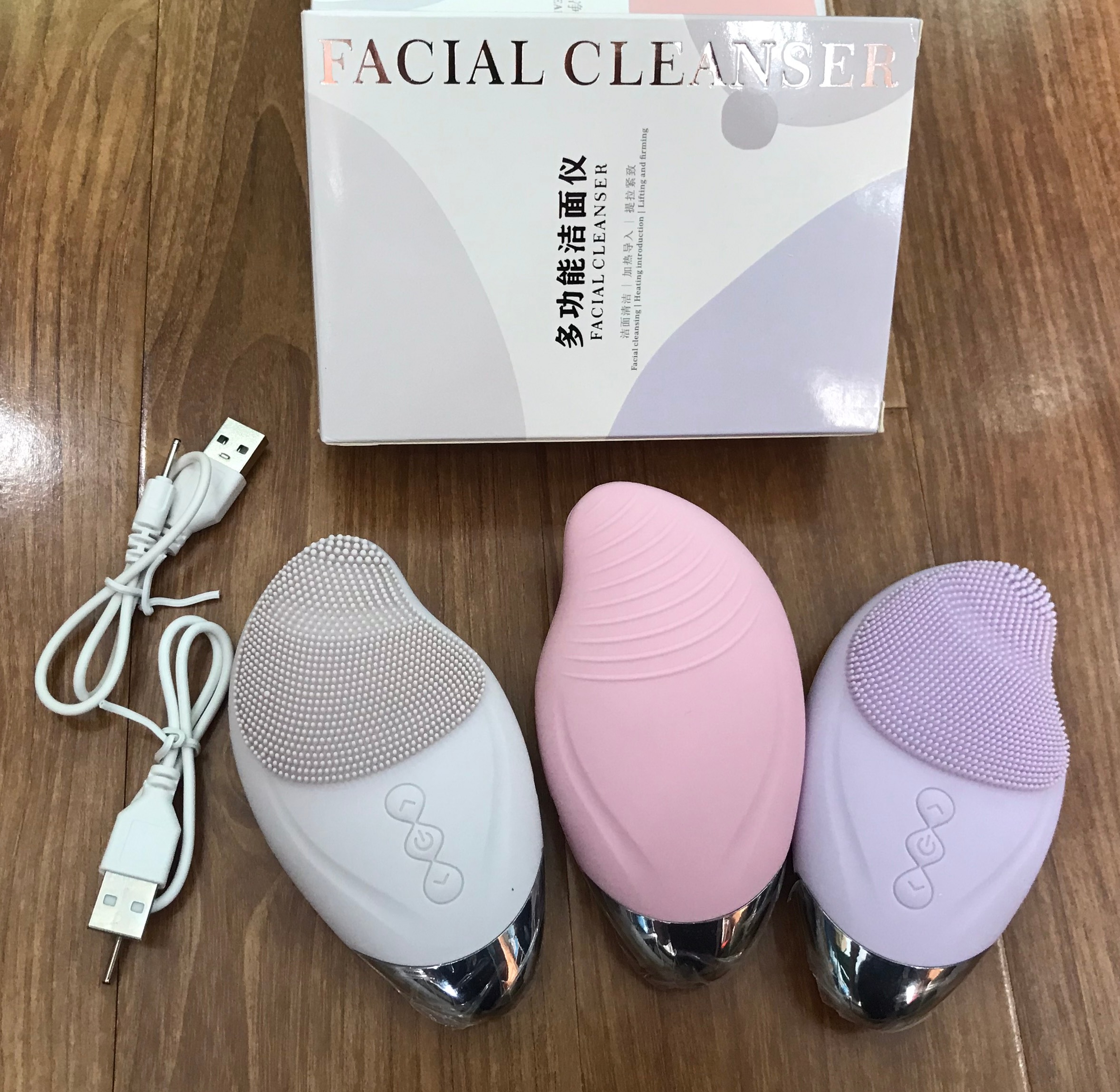 Máy rửa mặt sóng âm chăm sóc da, massage, nâng cơ mặt