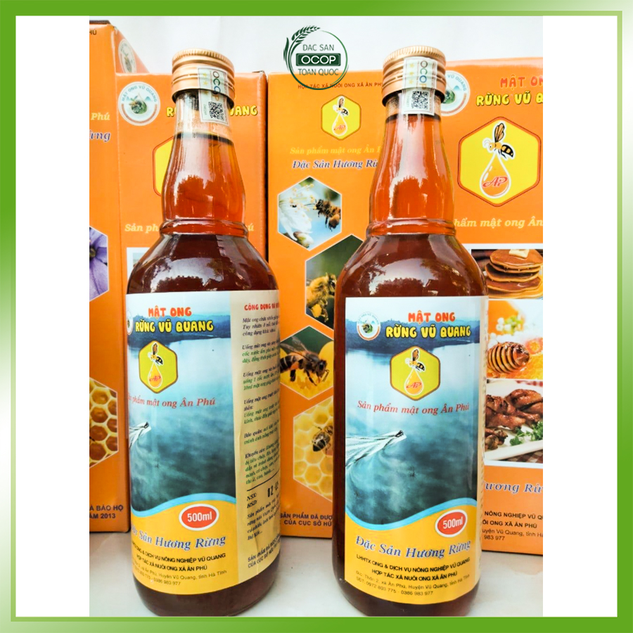 Mật ong rừng Vũ Quang 500ml