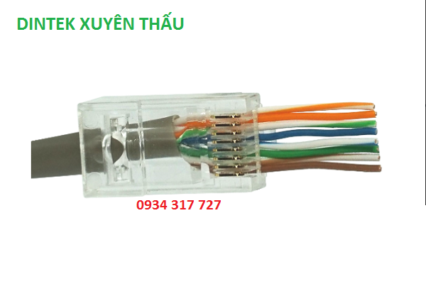 Hạt mạng Xuyên thấu CAT5/ CAT6 chân đồng COMMSCOPE
