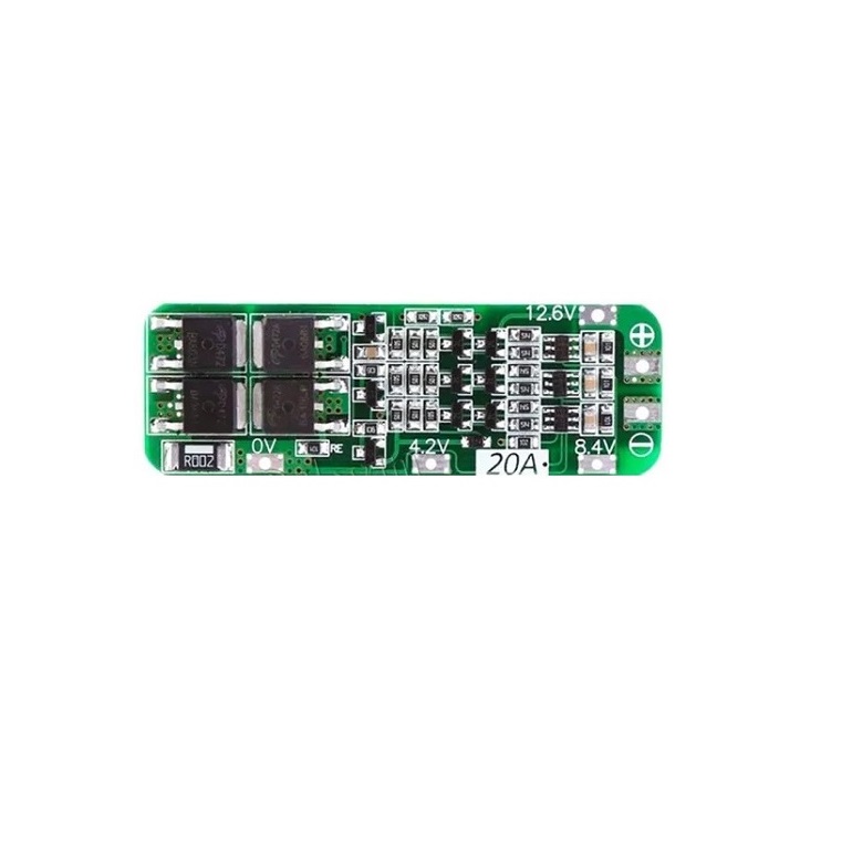 Mạch sạc xả 3 cell pin 18650 12.6v dòng xả 40a cân bằng có bảo vệ