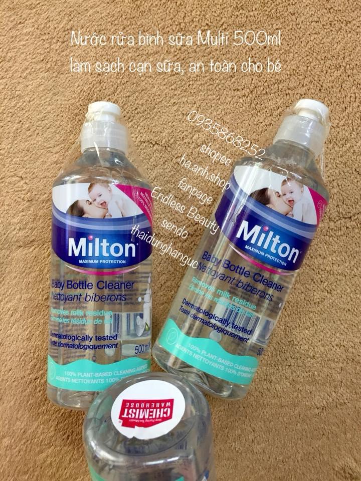 NƯỚC RỬA BÌNH SỮA MILTON 500ML