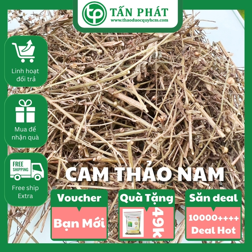 [Hàng mới về] Cam thảo nam sấy khô 500g - Tấn Phát - Chuyên dùng để pha trà và sắc nước uống