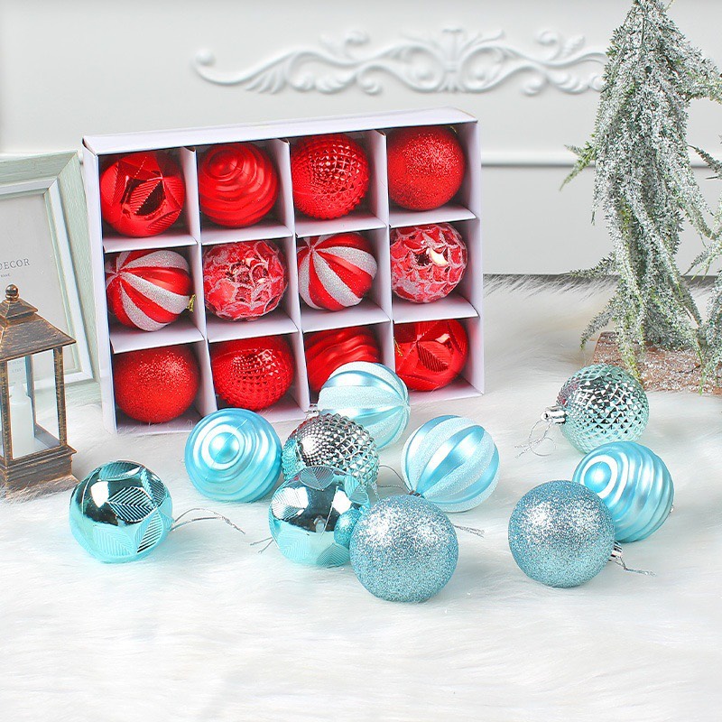 quả châu trang trí noel 6cm MẪU E21 TÁCH LẺ