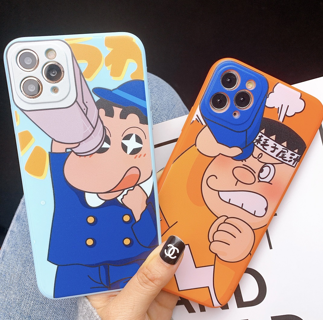 Ốp Lưng Silicon Màu Bảo Vệ CAMERA Chaien x Shin