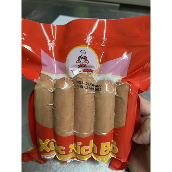 Xúc xích bò 500gr (giao tphcm)