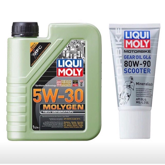 [HCM]Combo nhớt liqui moly 5w30-1L or 5w40-1L