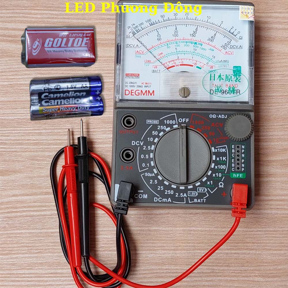 Đồng hồ đo điện vạn năng DEG MM - 960TR