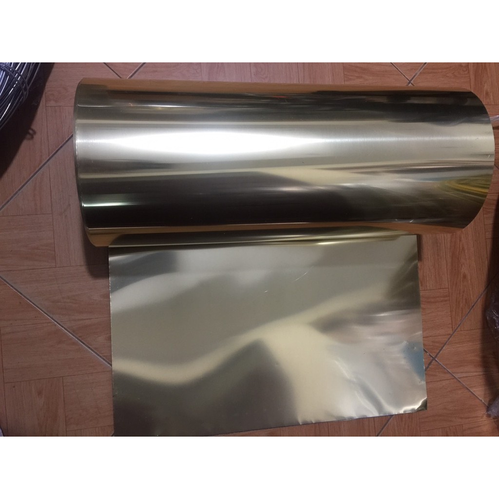 Đồng Tấm Vàng 0.3mmx600x600mm(Dài x Rộng x Cao)