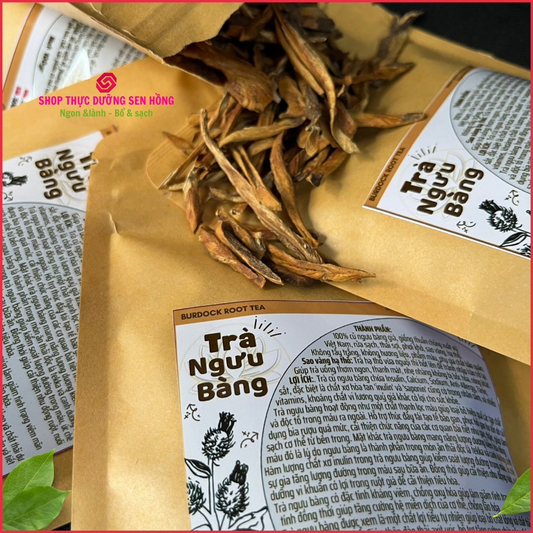 Trà ngưu bàng (100gr) - Thực dưỡng Sen Hồng