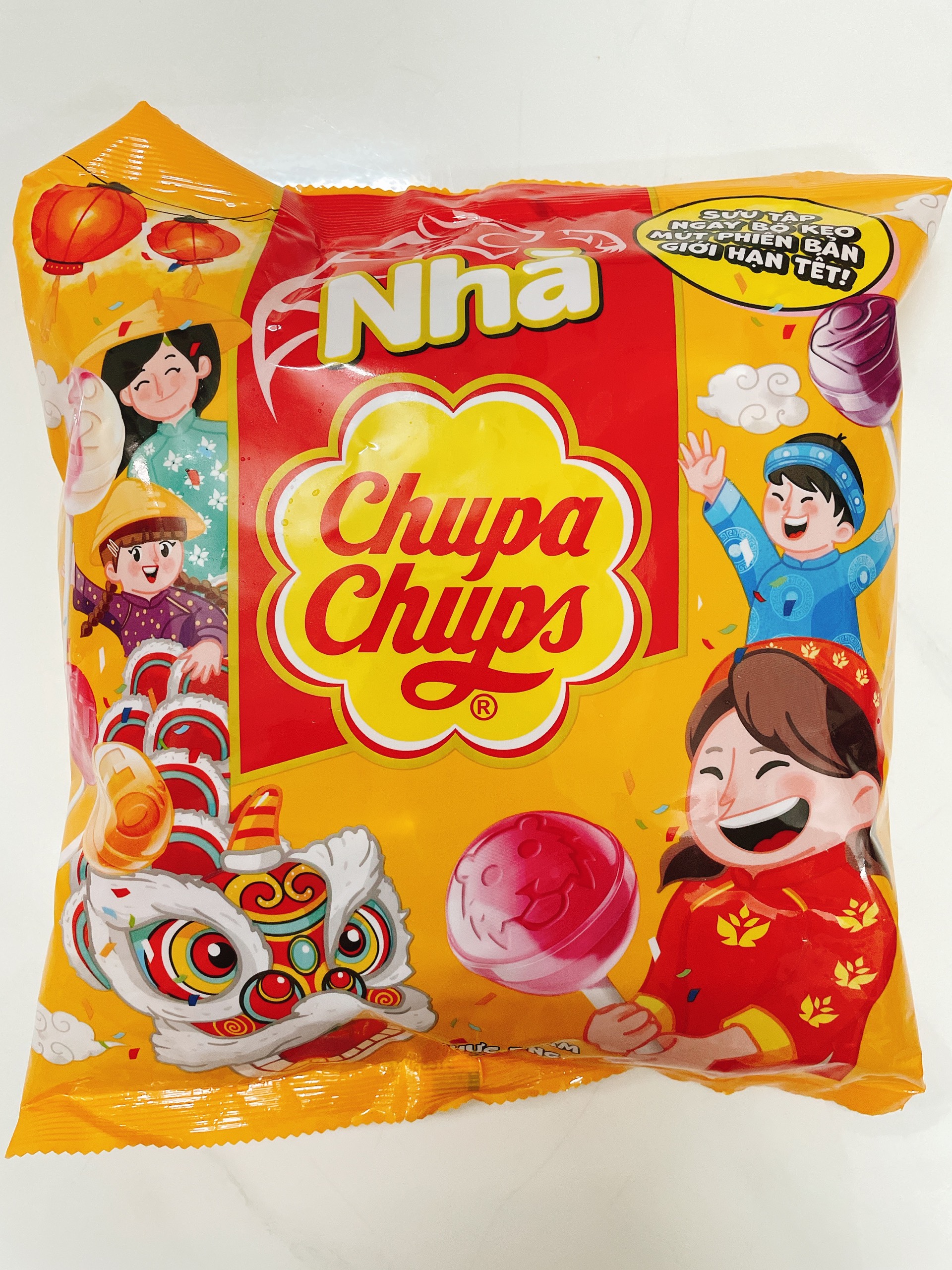 Kẹo Mút Chupa Chups gói 600g (gói 60 que)