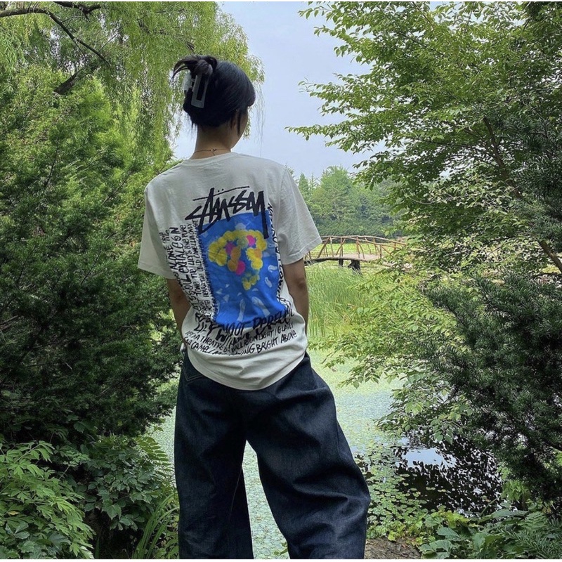 Áo Thun Stussy Camellias - CÓ SẴN