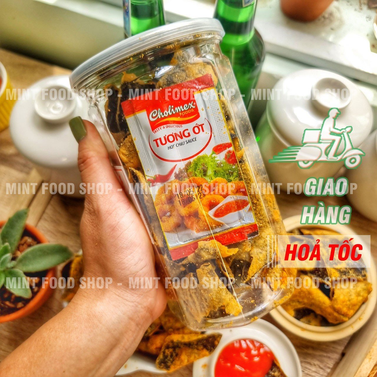 Rong Biển Trứng Muối Hàn Quốc Lon 150gr