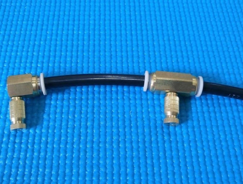 Bộ 5 đế đồng + béc phun sương tưới lan/hoa/rau (béc số 4 số 5 số 6 hoặc số 8)