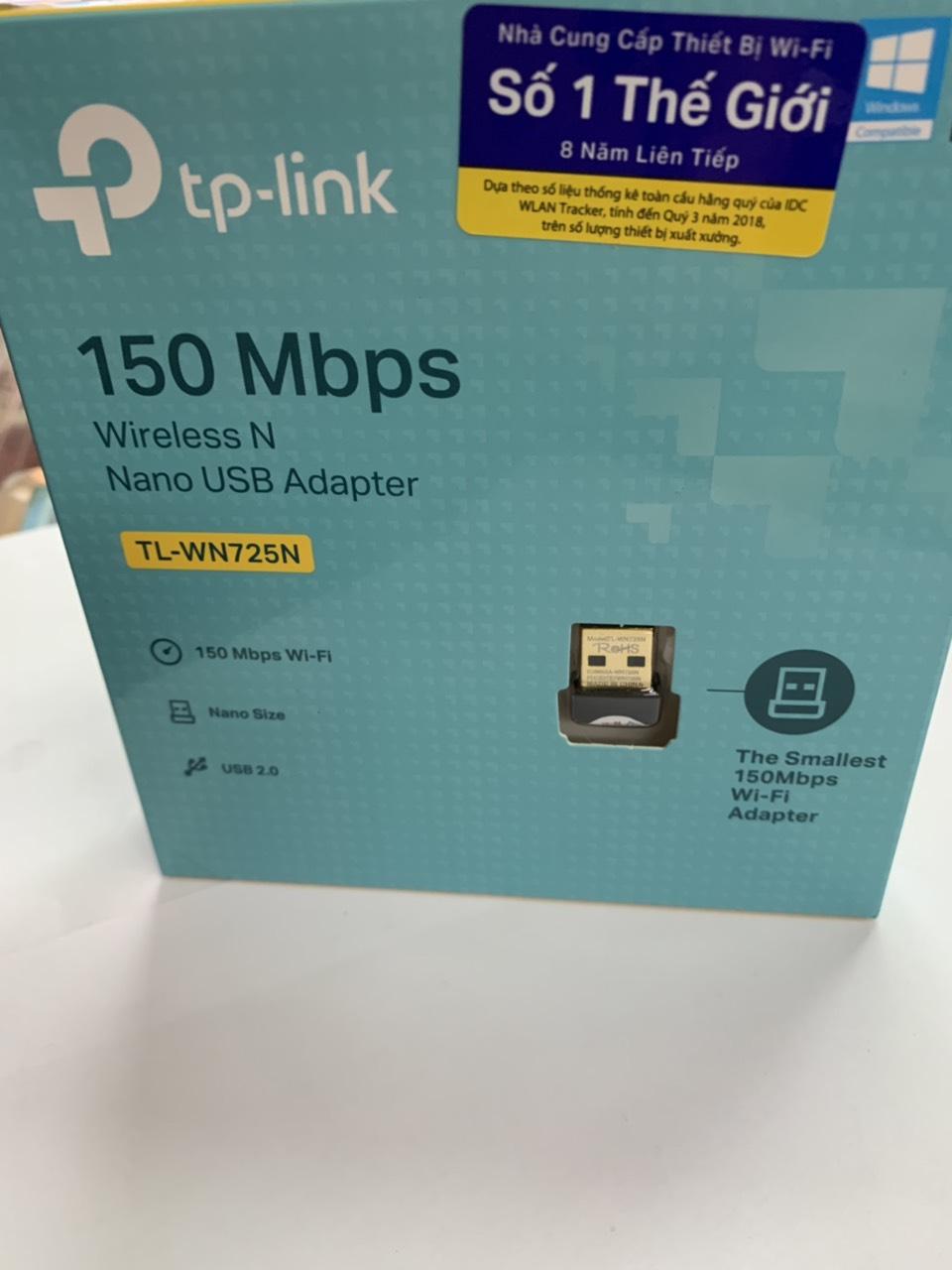 [Hcm]Usb Wifi Receiver Tp Link 725N