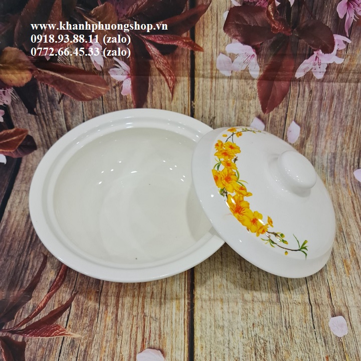 [HCM]thố sứ trắng đựng cơm - thố sứ trắng
